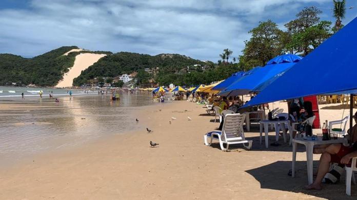 Ap Em Frente A Praia Natal Exterior foto